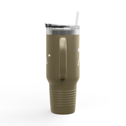 Baseball-Themed Insulated Travel Mug, Perfect for Fans & Athletes, Gift for Sports Lovers, 40oz Drinkware for Home & Road - TRV
