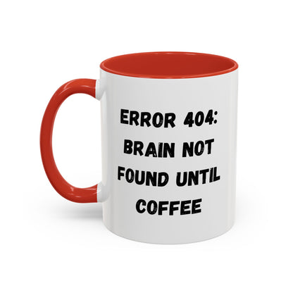 Error 404 Coffee Mug - Perfect for Your Daily Brew, Gift for Programmers, Humor for Coffee Lovers, Office Desk Decor, Nerdy Kitchenware