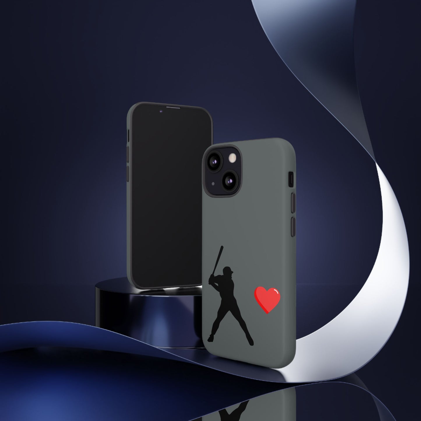 Printify baseball love phone case for sports lovers, durable protective design, perfect for Father's Day gift.