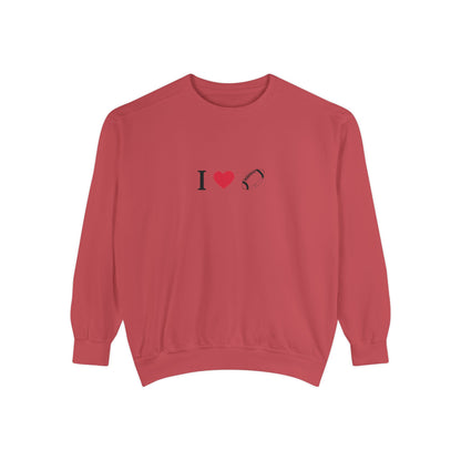 Unisex Sweatshirt, I love Football, Cozy, Perfect for Everyday Wear, Gift Idea for Friends, Couples, and Special Occasions - TRV