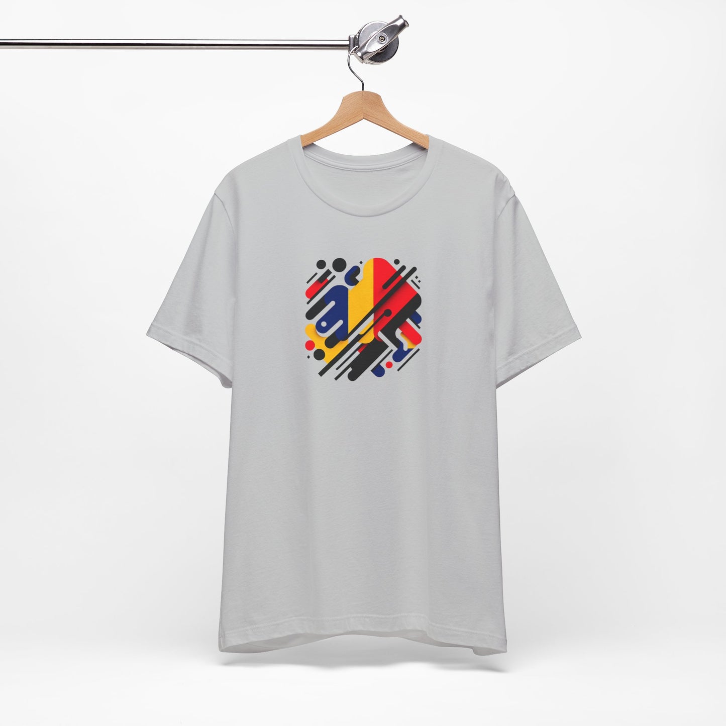 Artistic Heart Unisex Jersey Tee - Vibrant Graphic Tee, Casual Wear, Gift for Art Lovers, Birthday Surprise, Everyday Comfort - TRV