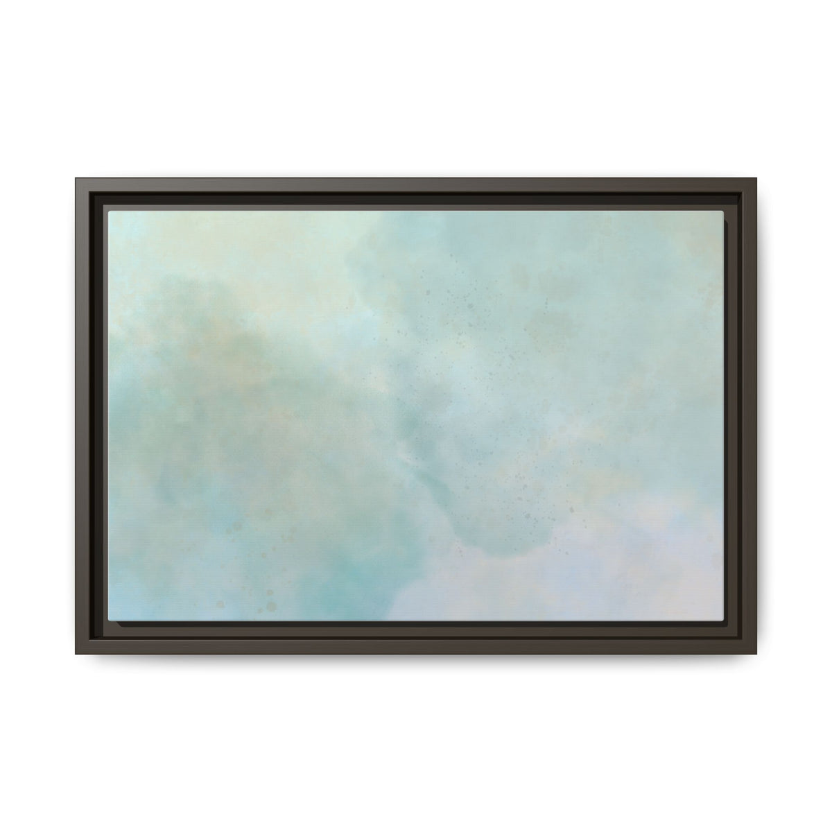 Soft abstract pastel watercolor design on matte canvas, printed by Printify, showcasing a smooth, artistic canvas artwork.