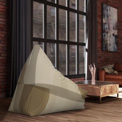 Desert Sand Abstract Pattern Bean Bag Chair Cover | Neutral Boho Living Room - TRV