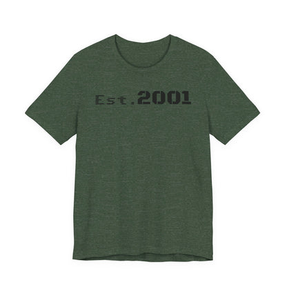 Est. 2001 Unisex Tee - Timeless Casual Wear, Birthday Gift, Nostalgic Fashion, Everyday Comfort, Trendy Streetwear