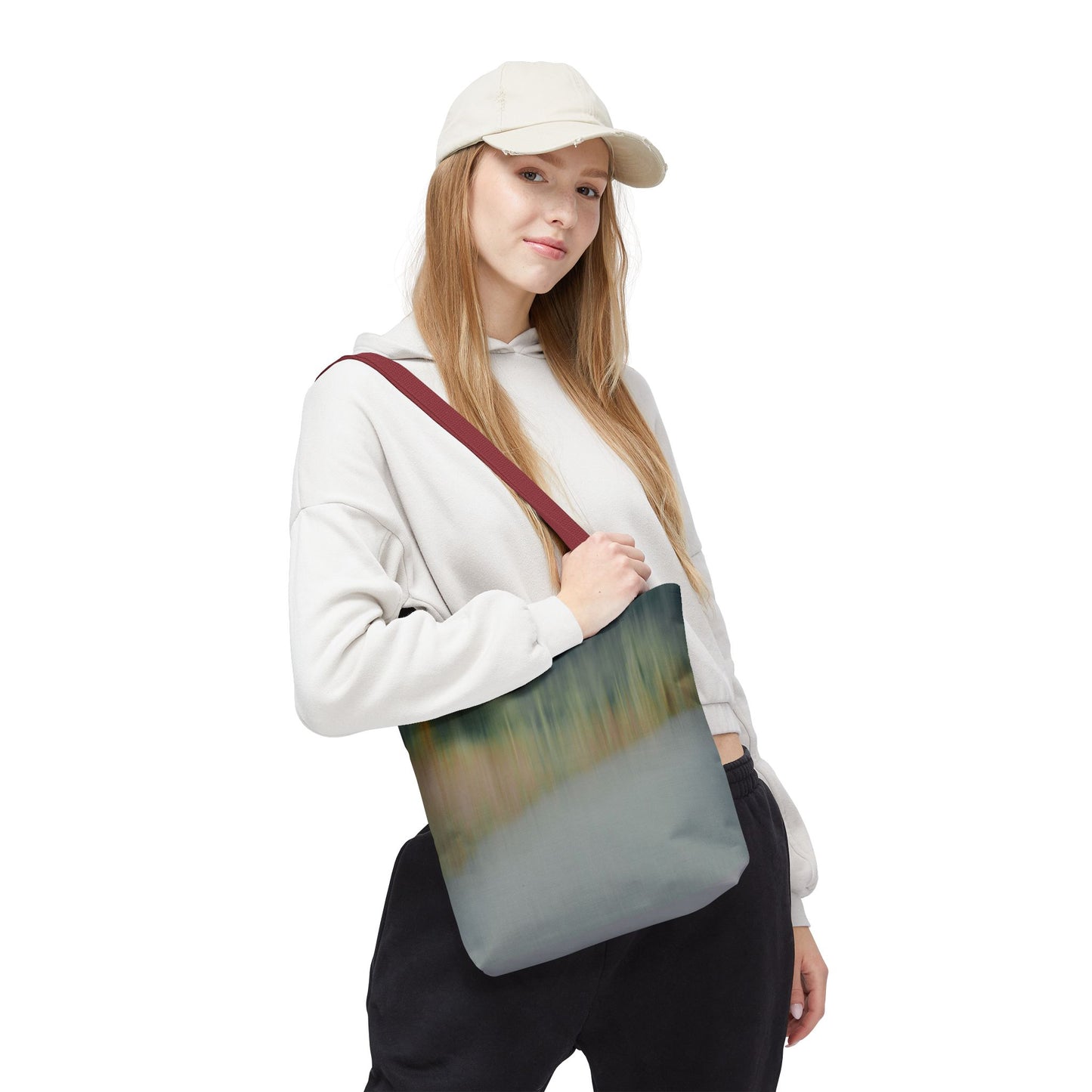 Serene Landscape Tote Bag - Stylish Eco-Friendly Carryall for Everyday Use - TRV