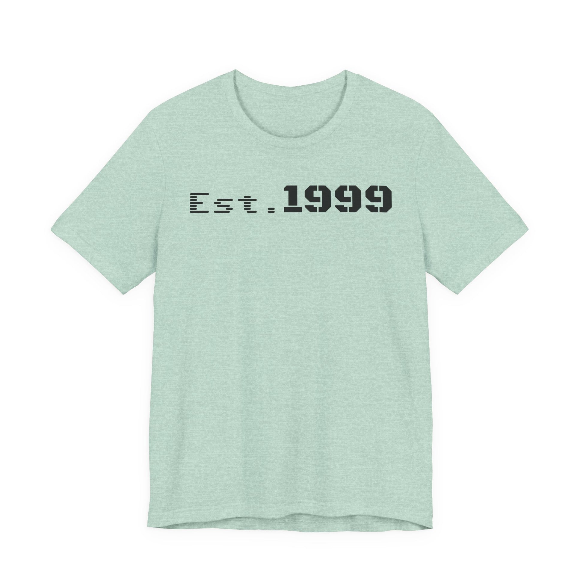 Established 1999 Unisex Tee | Vintage Birth Year Shirt, Casual Birthday Gift, Personalized Family Reunion Apparel, Retro Style [...] - TRV