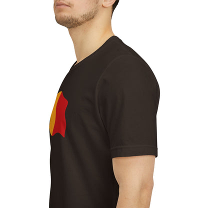 Romanian Flag Unisex Short Sleeve Tee, Casual Shirt, Travel T-Shirt, Gift for Romanians, Summer Outfit, Everyday Wear