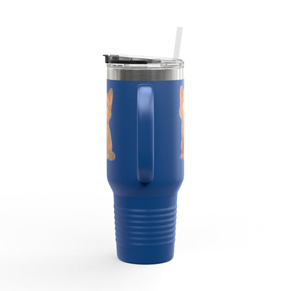 Cute Cat Insulated Travel Mug, 40oz - Perfect for Pet Lovers, Gifts for Cat Owners, Travel Accessories, Cute Drinkware, Animal Lovers - TRV
