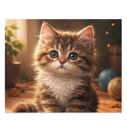Adorable Tabby Kitten Puzzle