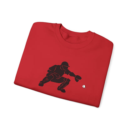 Baseball Catcher Crewneck Sweatshirt | Unisex Sports Apparel | Perfect for Game Days, Gifts, and Casual Wear | Baseball Lover's Gift - TRV