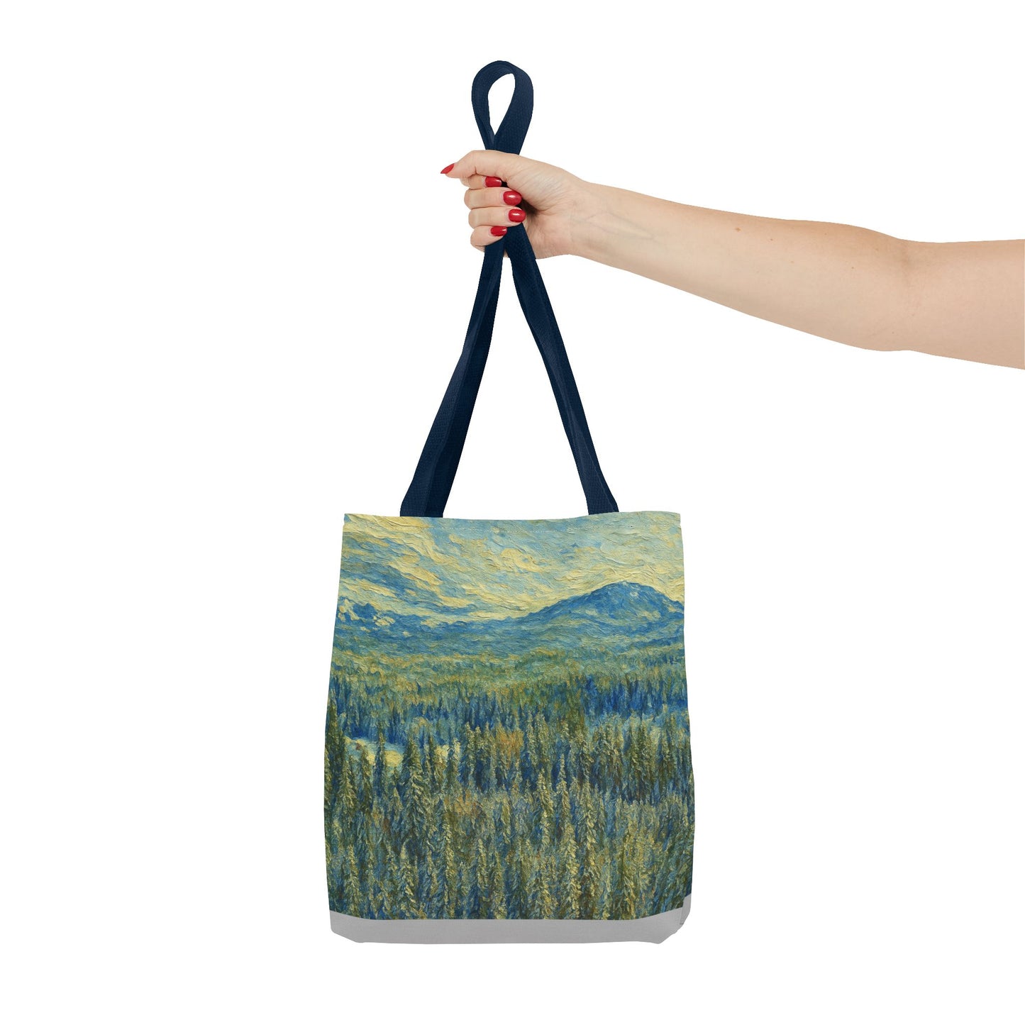 Nature-Inspired Tote Bag, Eco-Friendly Carryall, Bohemian Style Purse, Art Tote, Great Gift for Nature Lovers, Shopping Bag, Travel [...] - TRV