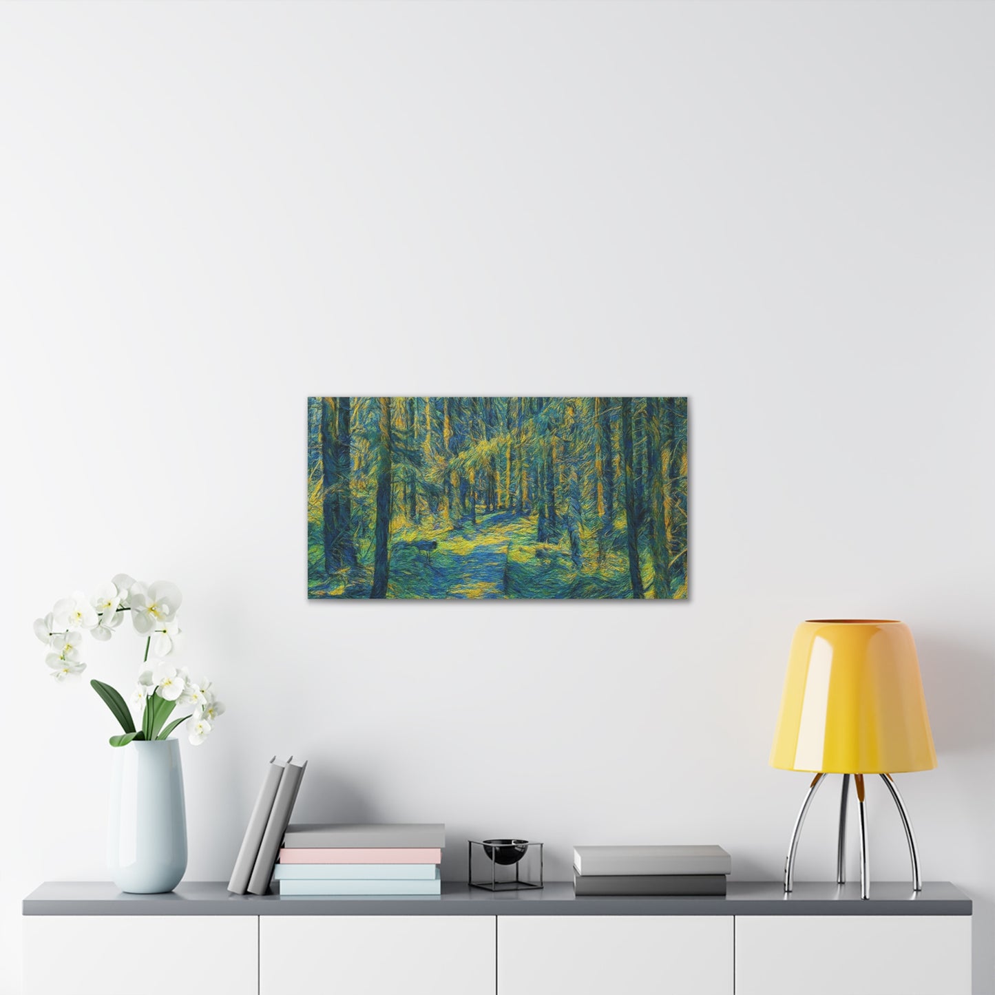 Canvas Art Print, Forest Path Painting, Nature Decor, Wall Art, Gift for Nature Lovers, Home Decor Inspiration - TRV