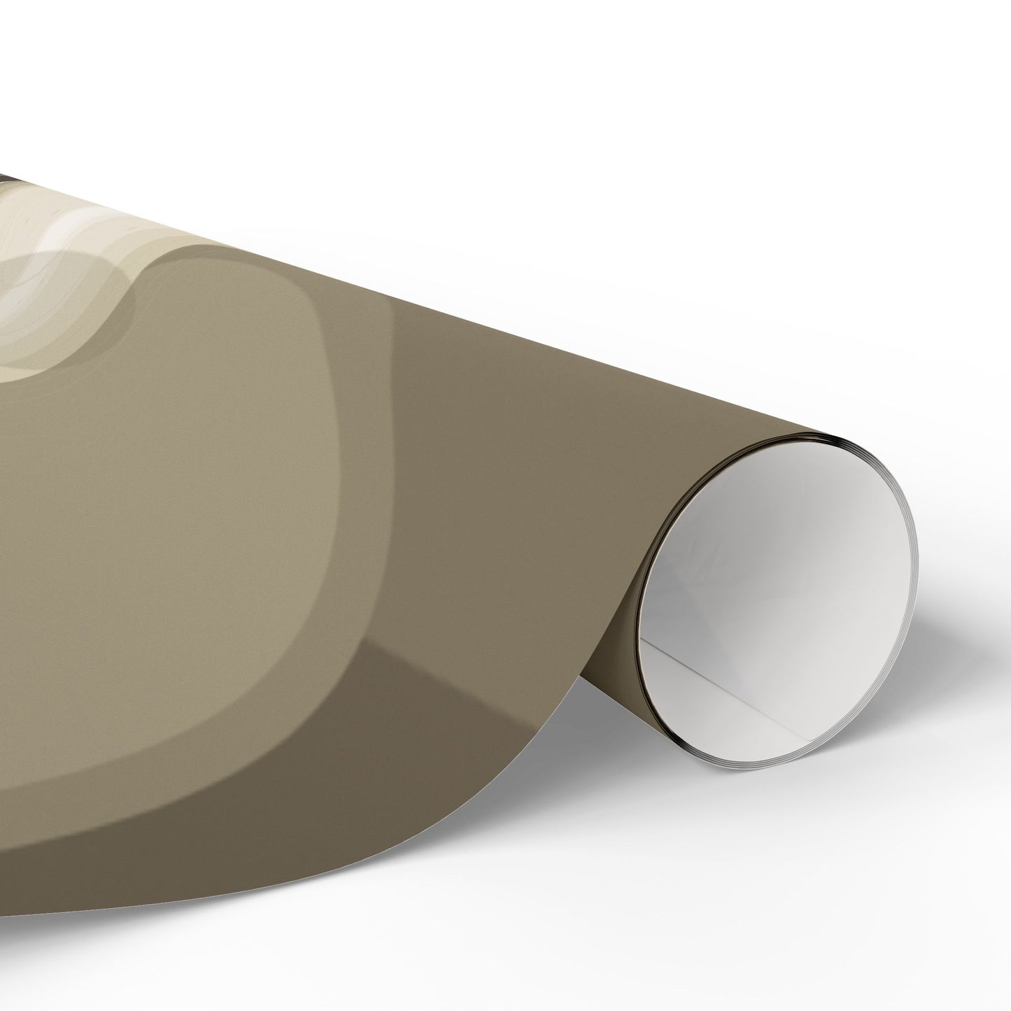 Neutral Abstract Circles Wrapping Paper