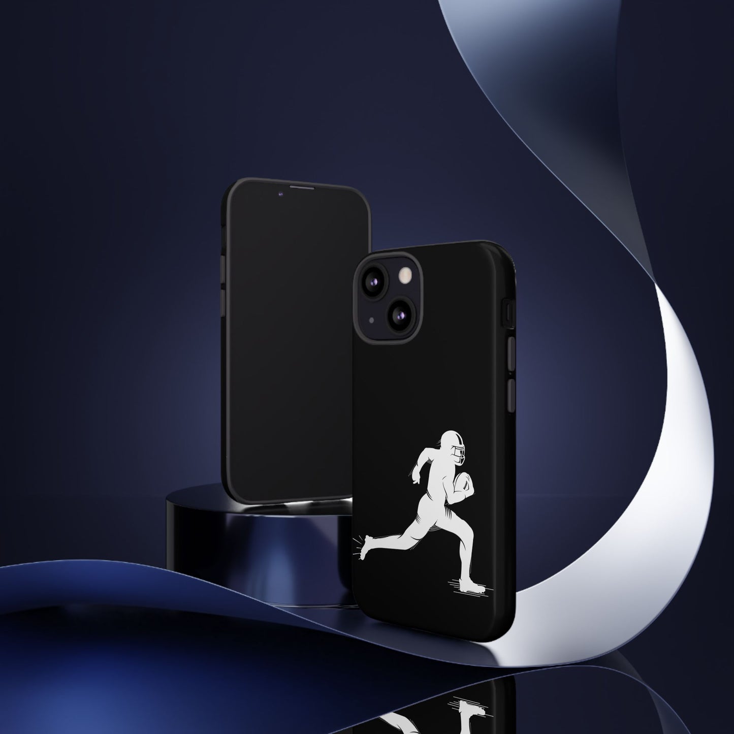 Football Player Phone Case, Tough Cases, Sports Phone Cover, Gift for Athletes, iPhone & Samsung Accessories, Running Player Design - TRV