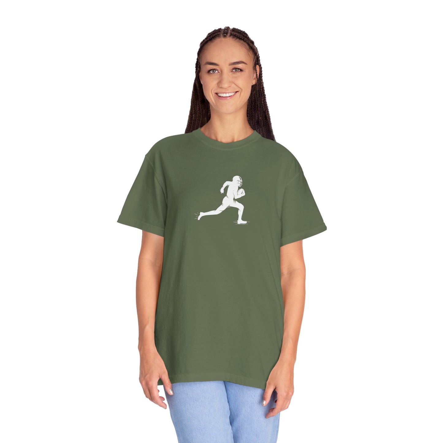 Unisex Football Player T-Shirt | Comfortable Sports Tee, Gift for Runners, Casual Wear, Workout Clothing, Everyday Style - TRV