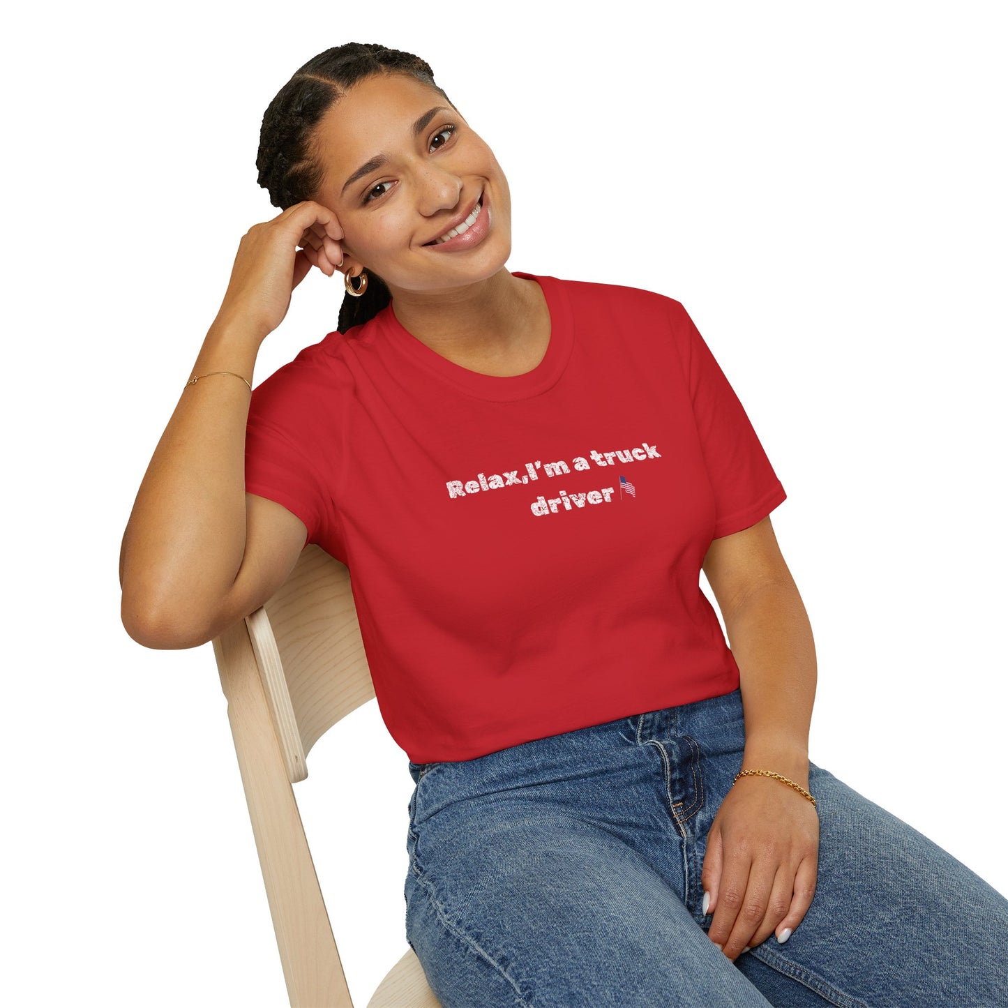Truck Driver Relax Unisex T-Shirt, Casual Tee, Gift for Truckers, Father's Day Shirt, Comfortable Everyday Wear