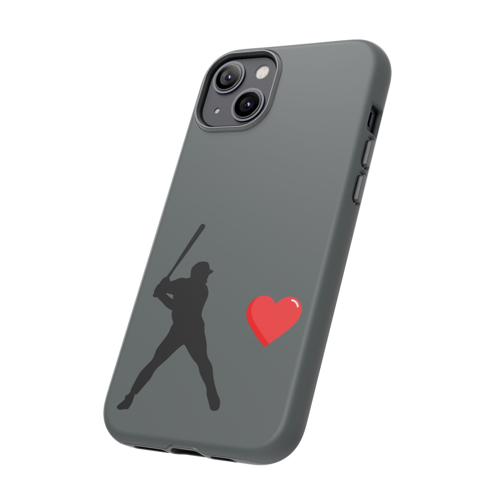 Printify baseball love phone case with sports-themed design, durable protective cover for sports fans and Father's Day gift.