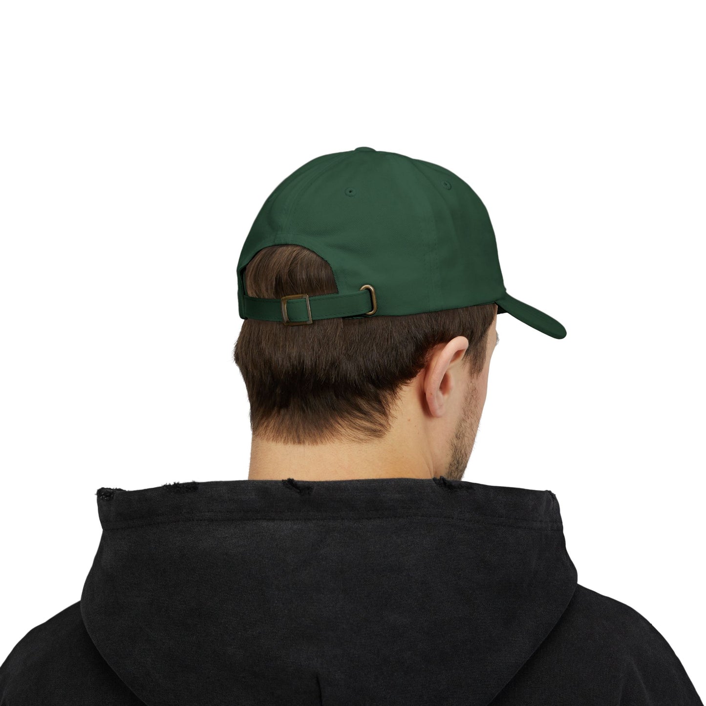 Dad Cap — "My anxiety has anxiety" Embroidered White Baseball Hat