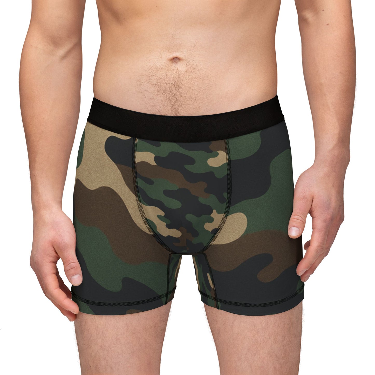 Stylish Men's Camo Boxers, Comfy Underwear, Unique Gifts for Him, Everyday Wear, Military Inspired, Casual Comfort - TRV