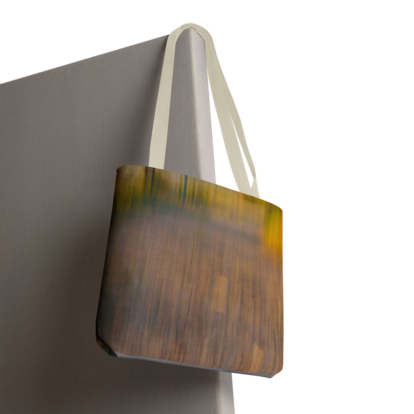 Abstract Art Tote Bag - Stylish and Eco-Friendly Diagonal Stripes for Everyday Use - TRV