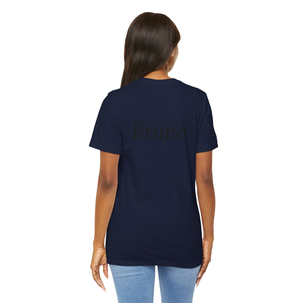 Custom unisex T-shirt from Printify with a blank design, made of soft fabric, ideal for personalized graphic or text printing.