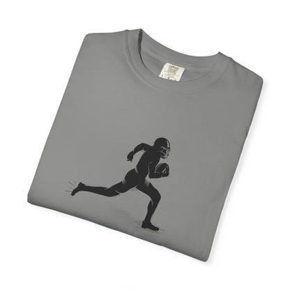 Football Player Graphic Unisex T-Shirt, Casual Sports Tee, Gift for Athletes, Workout Shirt, Everyday Wear, Unique Running Apparel