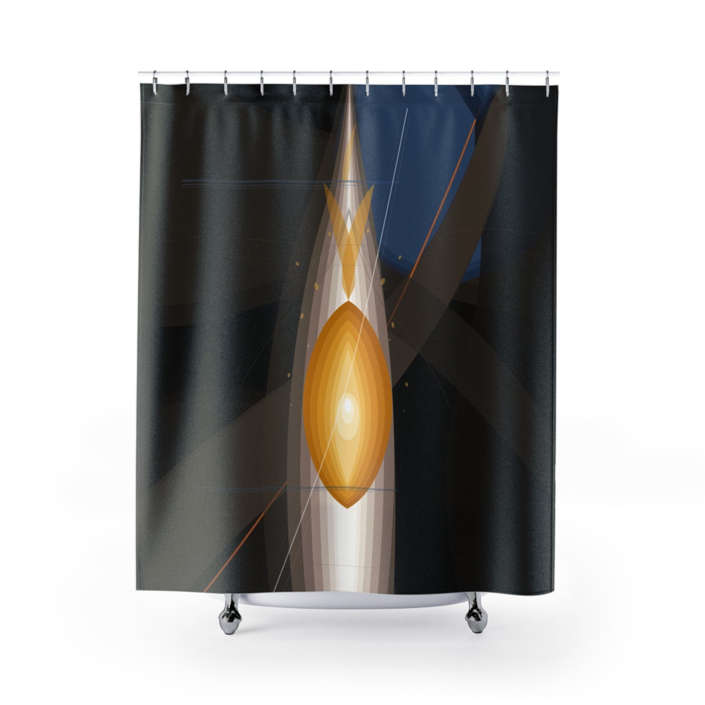 Abstract Shower Curtains