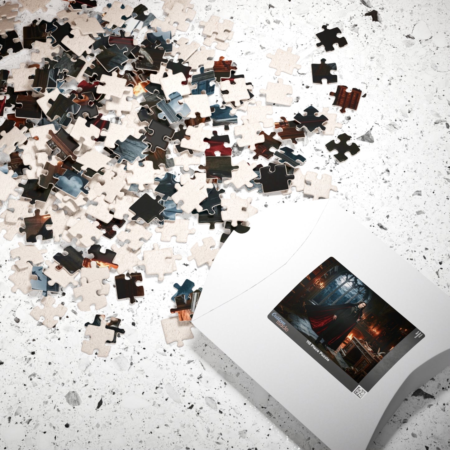 Gothic Vampire Castle Puzzle — Dark Fantasy Jigsaw (110/252/520/1014 pcs)