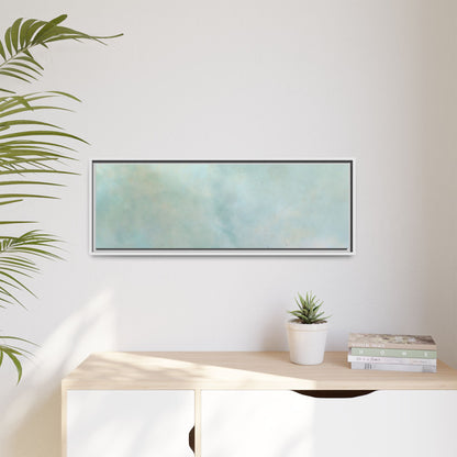 Soft abstract pastel watercolor on matte canvas by Printify, featuring gentle colors and artistic brushstroke details.