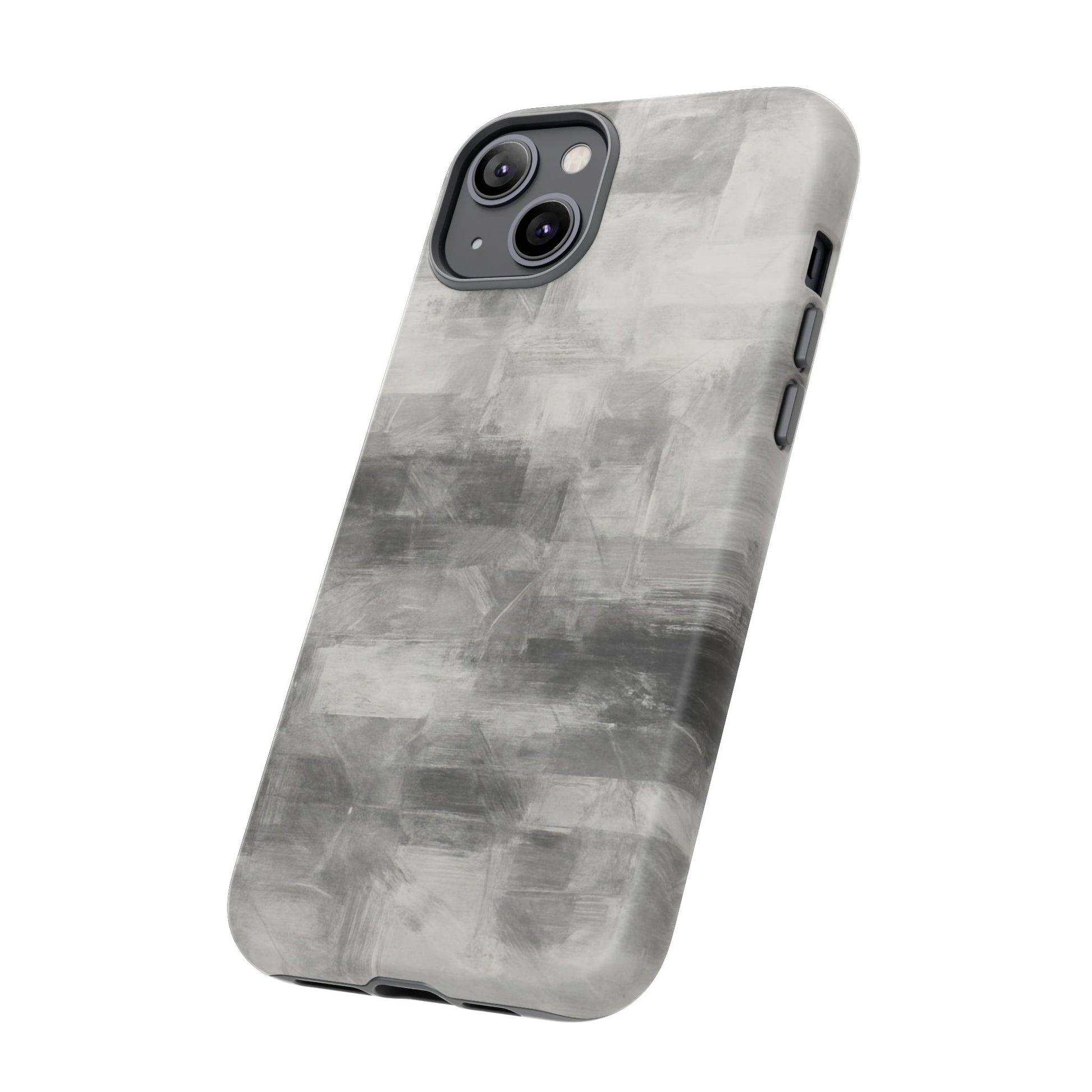 Stylish Phone Case for Tough Protection, Marble Grey Design, Customizable Gift for Her, Unisex Mobile Accessory, Birthday Present, [...] - TRV