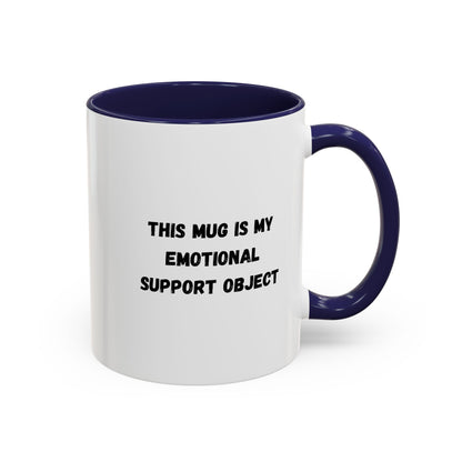 Emotional Support Coffee Mug, Funny Gift for Coffee Lovers, Unique Office Mug, Self-Care Gift, Cute Ceramic Mug