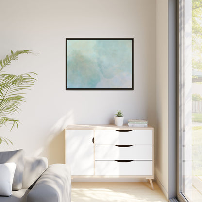 Soft Abstract Pastel Watercolor Matte Canvas