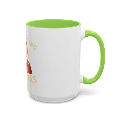 Merry Fucking Christmas Mug — Funny Santa Middle Finger Coffee Cup (11oz & 15oz)