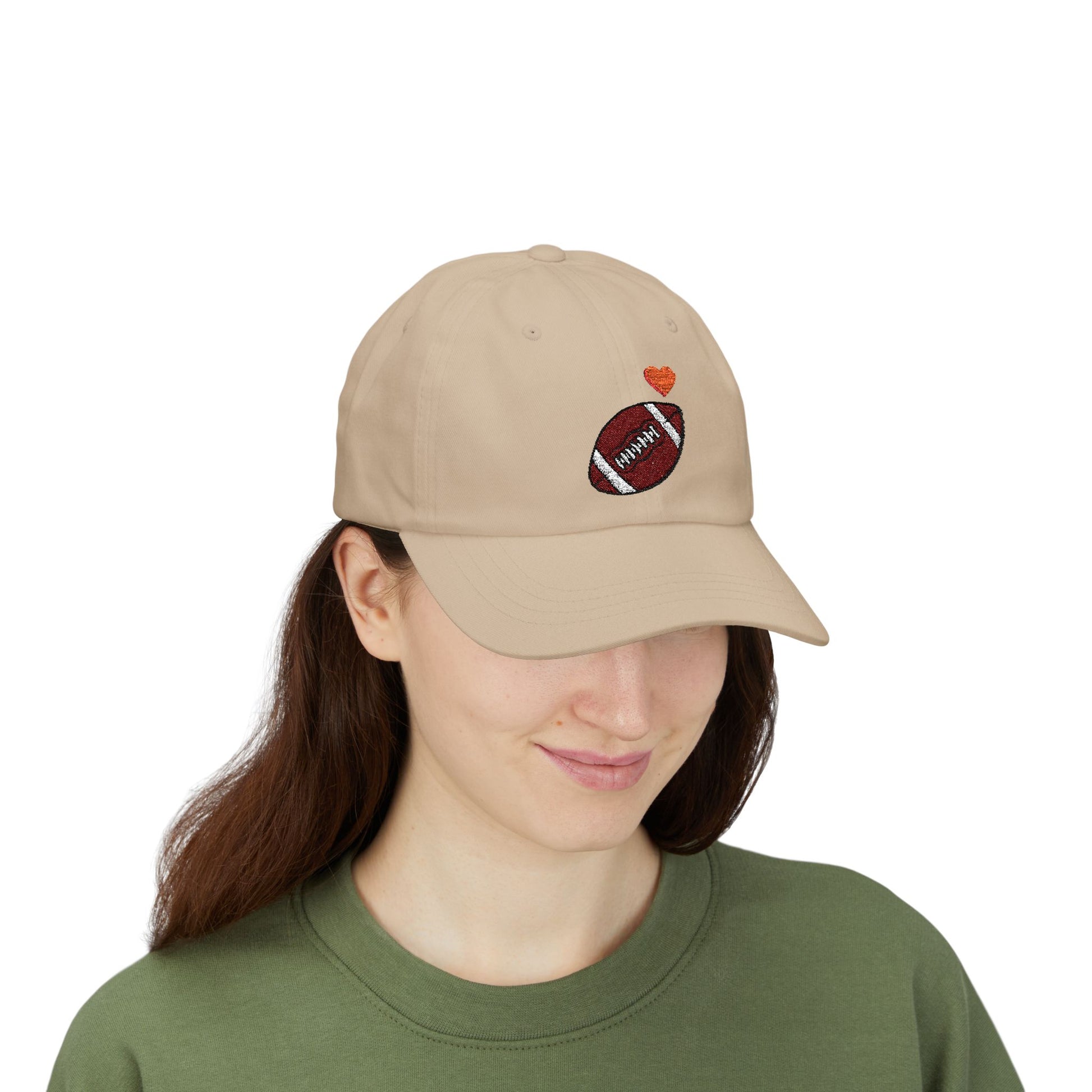 Cute Football Dad Cap, Father's Day Gift, Casual Style Hat, Sports Lover Accessory, Gift for Dad, Outdoor Activities - TRV