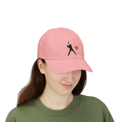 Baseball Love Dad Cap - Perfect Gift for Sports Dads, Father's Day, Casual Wear, Summer Style, Stylish Baseball Hat - TRV