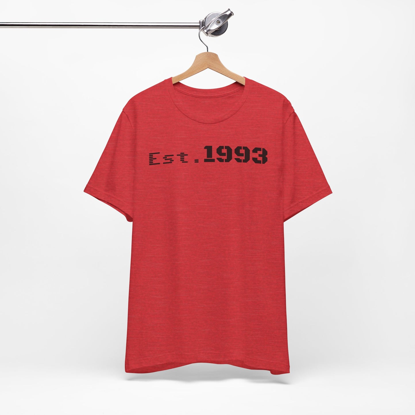 Est. 1993 Unisex Short Sleeve Tee - Perfect for Birthdays, Nostalgia, Casual Wear, Gifts, and Celebrations - TRV