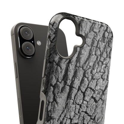 Bark Texture Magnetic Impact Phone Case