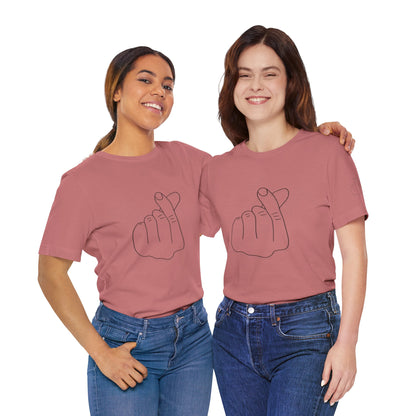 Minimalist Hand Sign Unisex Tee | Casual Everyday Wear | Perfect for Gift Givers