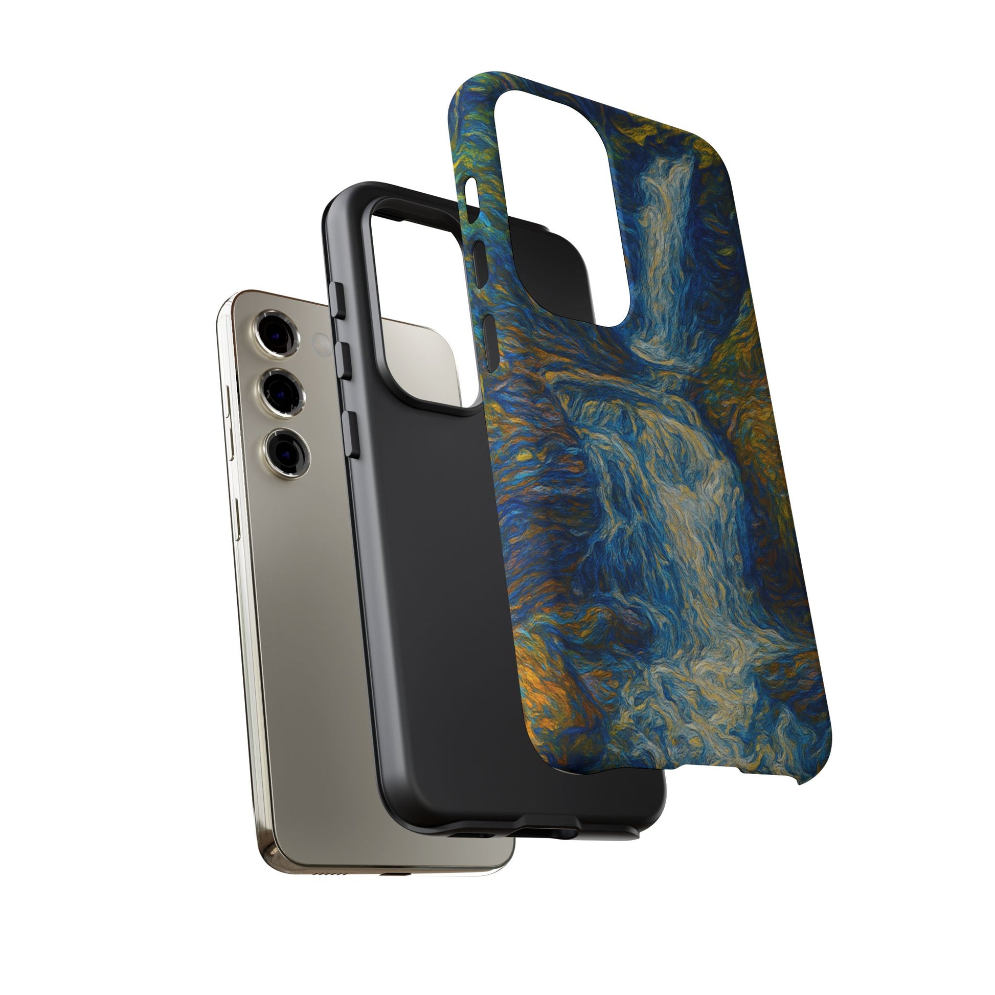 Artistic Phone Case - Waterfall Design, Unique Gift, Phone Accessory, Nature Lover, Original Artwork - TRV