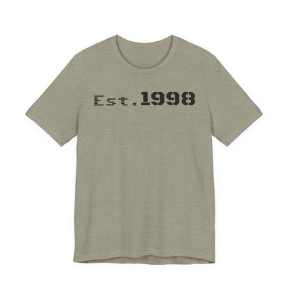 Vintage Est. 1998 Tee - Retro Unisex Shirt for Birthdays, Gifts, Everyday Wear, Casual Style, Nostalgia - TRV