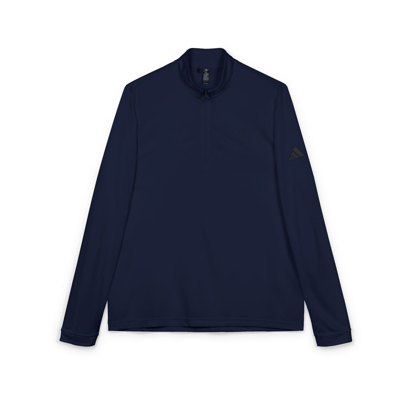 Adidas® Embroidered Quarter-Zip Pullover - Stylish Performance Layer With Love Gesture