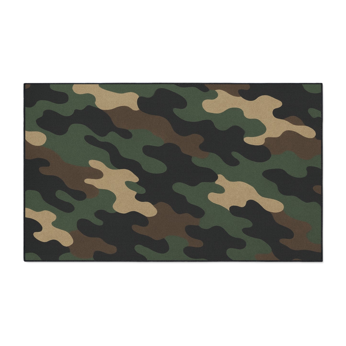 Heavy duty Printify floor mat with textured surface, durable rubber backing, ideal for industrial or garage use.