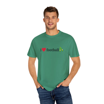 Unisex Football Love Tee - Casual Cotton T-Shirt, Gift for Sports Fans, Comfortable Daily Wear, Perfect for Game Days, Fun Summer Outfits - TRV