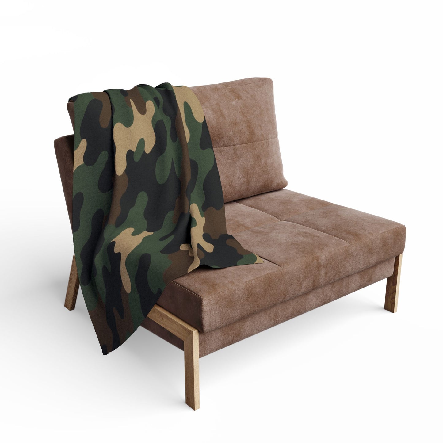 Camouflage Arctic Fleece Blanket for Cozy Comfort, Tactical Gift, Camping Blanket, Home Decor, Outdoor Adventures