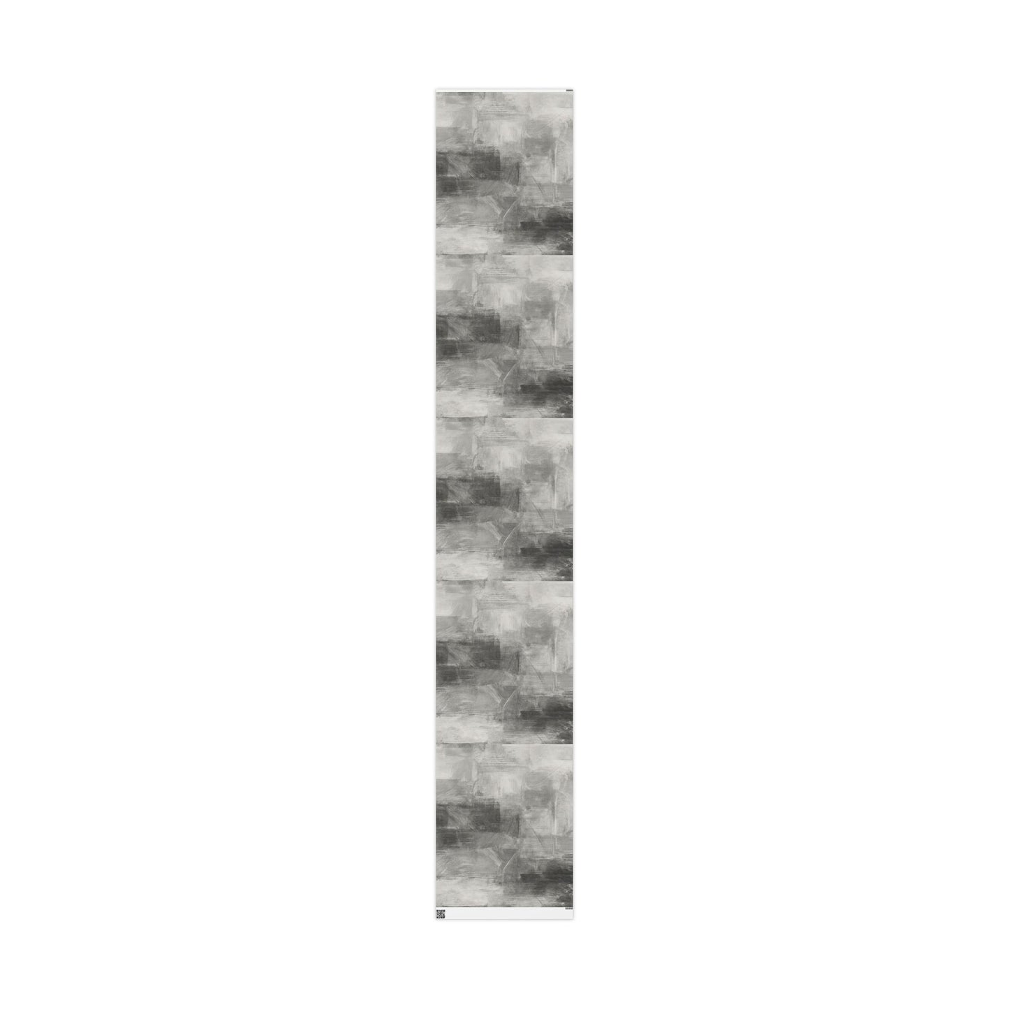 Gray marble wrapping paper roll with watercolor design, ideal for weddings, birthdays, and minimalist gift packaging.