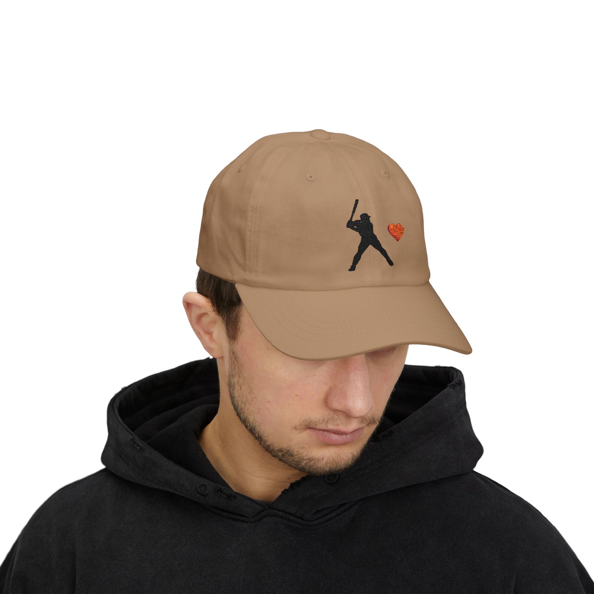 Baseball Love Dad Cap - Perfect Gift for Sports Dads, Father's Day, Casual Wear, Summer Style, Stylish Baseball Hat - TRV