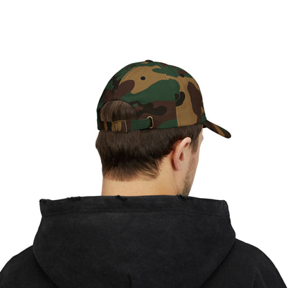 Dad Cap — "My anxiety has anxiety" Embroidered White Baseball Hat