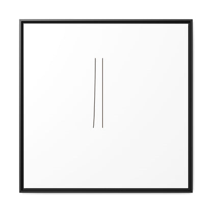 Minimal Line Art | Matte Canvas Framed