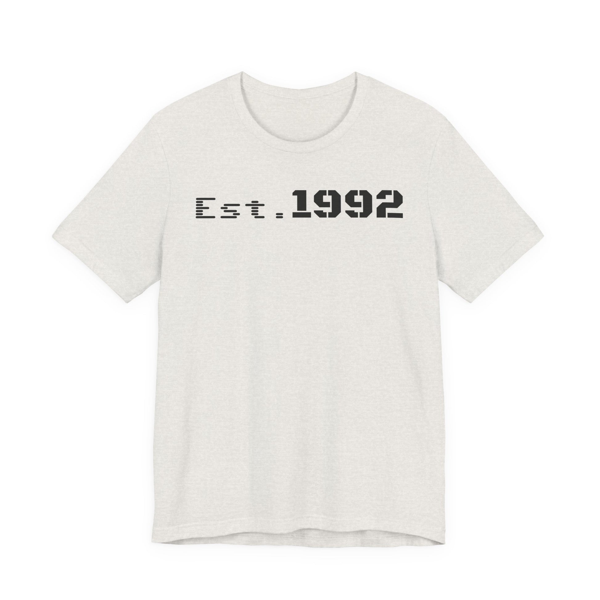 Est. 1992 Unisex Jersey Tee - Retro Birthday Gift, Casual Wear, Cool Vintage T-Shirt, Gift for Him, Gift for Her - TRV