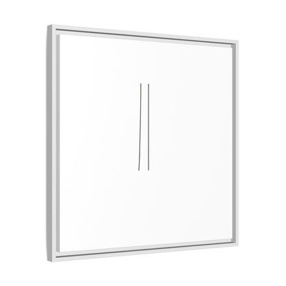 Minimal Line Art | Matte Canvas Framed